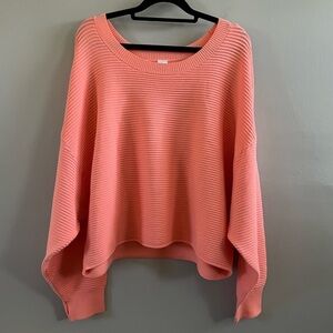 Aerie Pink Ribbed Sweater